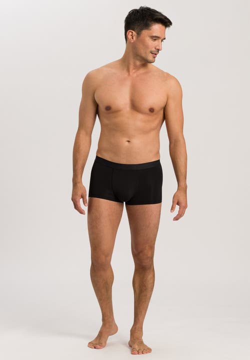 Hanro Micro Touch Boxer Brief In Black