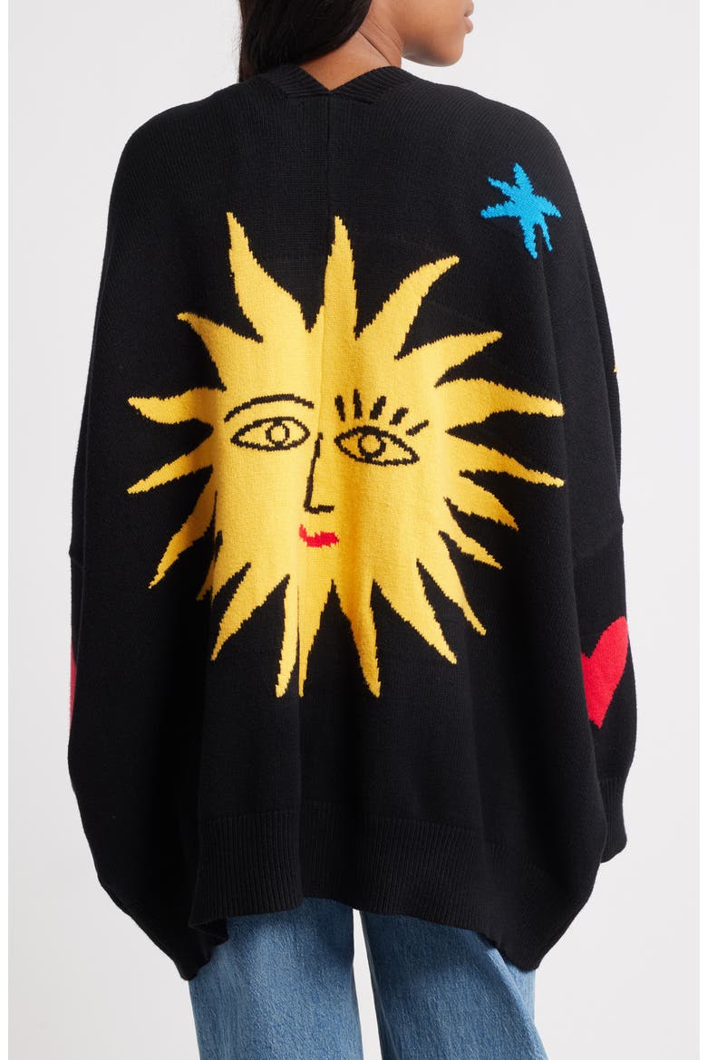 Celestial Oversize Cardigan, Alternate, color, CELESTIAL