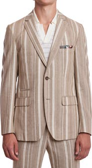 PAISLEY & GRAY Dover Slim Fit Vertical Stripe Sport Coat