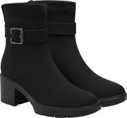 VIVAIA Gisella Square-Toe Water-Repellent Heeled Boots