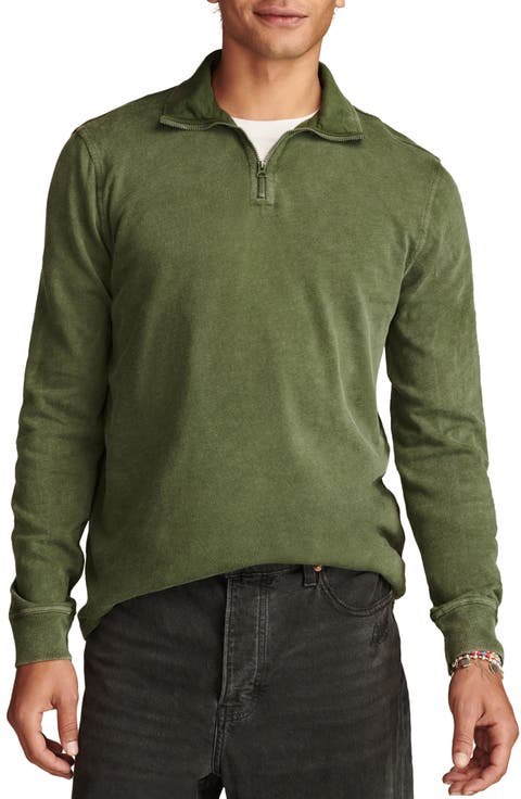 Weekend Slub Knit Half Zip Pullover