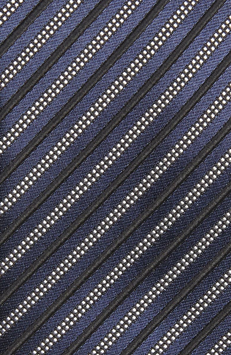 ZEGNA Rasi Stripe Silk Tie, Alternate, color, 