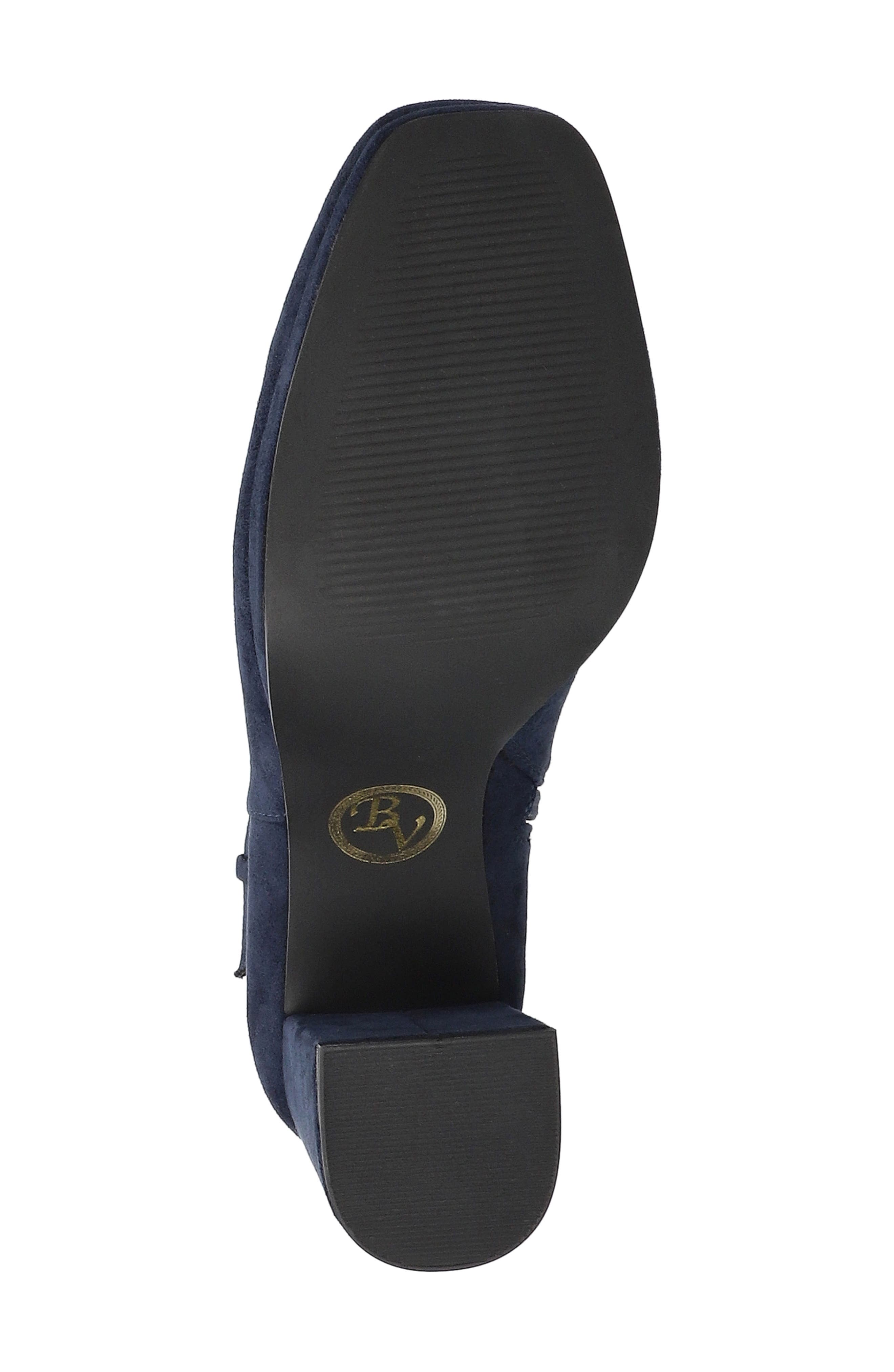 Hudson Platform Bootie, Alternate, color, NAVY SUEDE