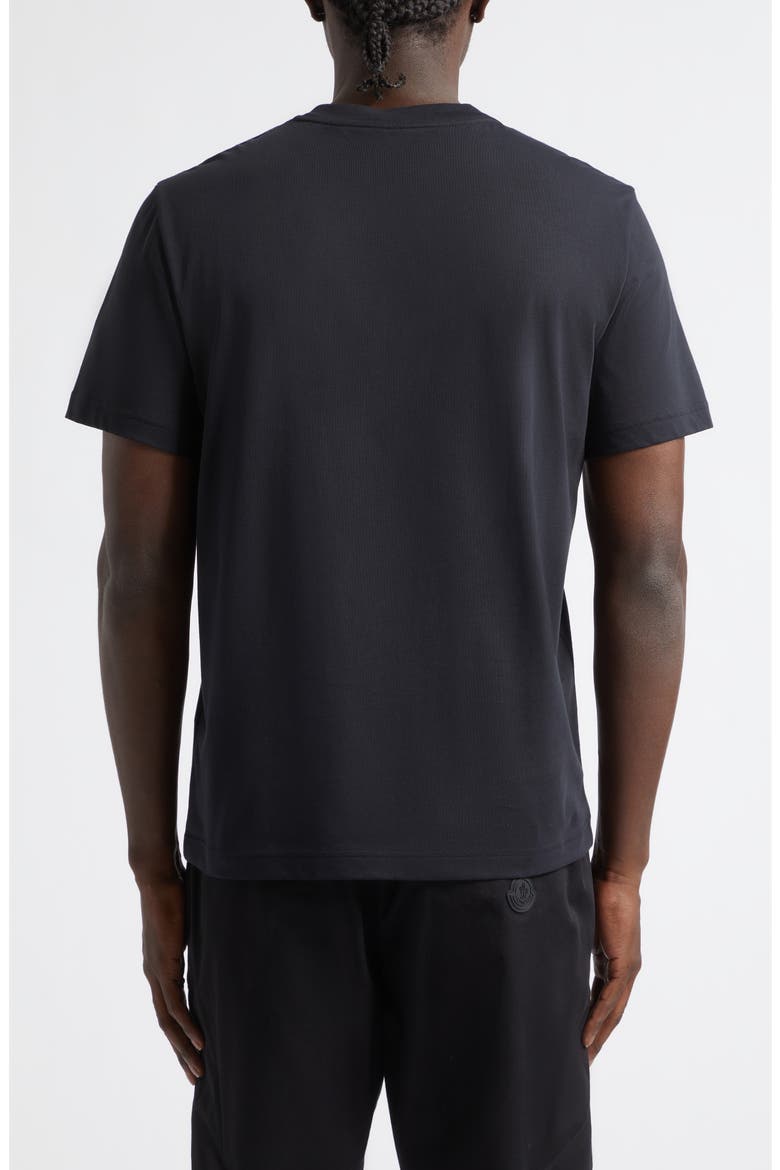 Logo Patch Graphic T-Shirt, Alternate, color, DARK NAVY BLUE