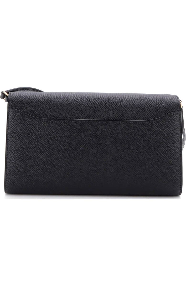 Pre-Owned Hermes Constance To Go Wallet Epsom, Alternate, color, Noir