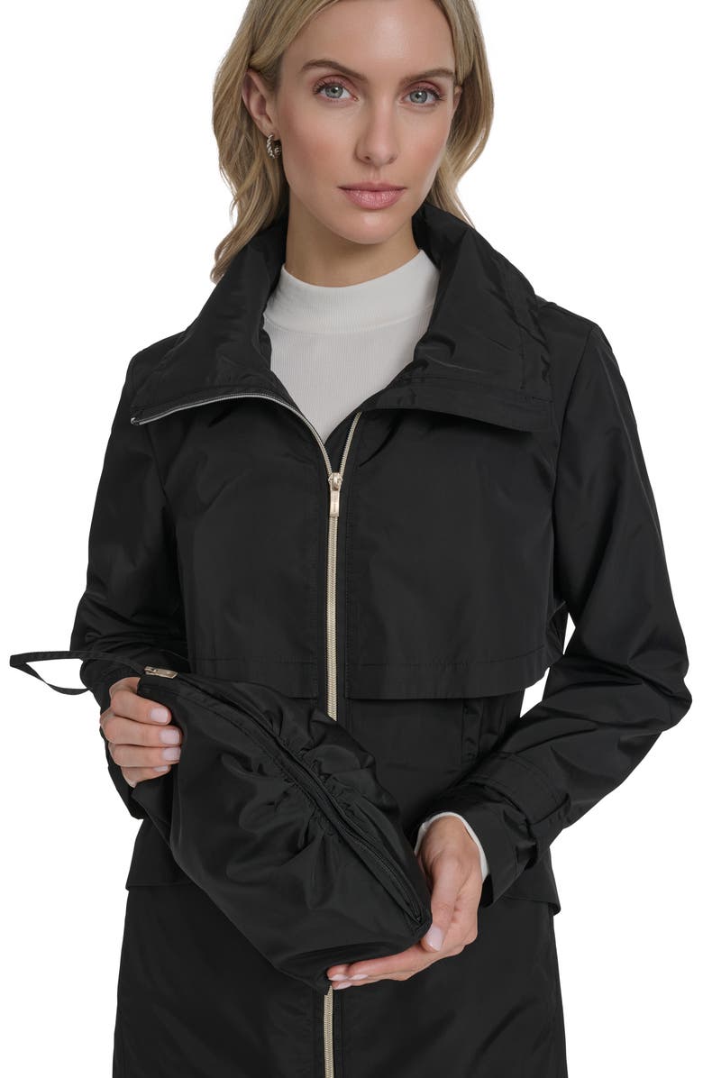 Cole Haan Signature Water Resistant Packable Jacket, Alternate, color, Black