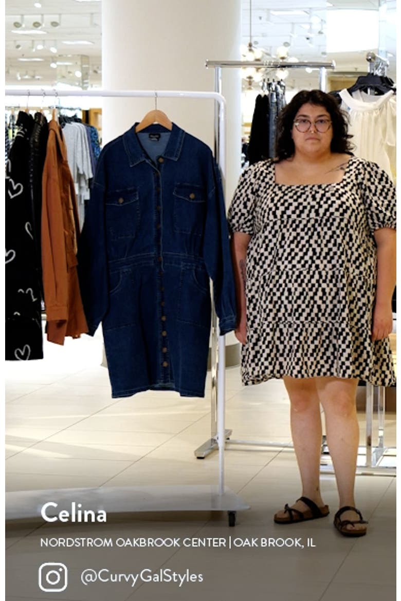 Rider Long Sleeve Denim Shirtdress video