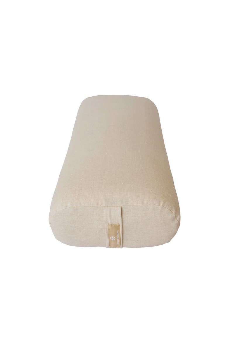 Kino MacGregor Standard Yoga Bolster Natural Linen, Alternate, color, NATURAL