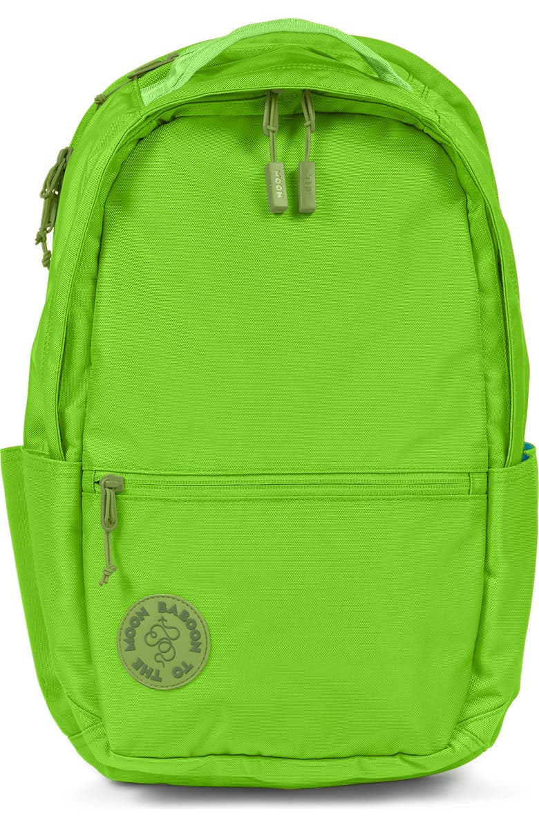 Baboon to the Moon City Water Repellent Backpack, Main, color, Lime Breeze