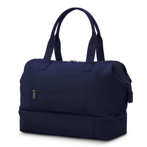 Samsonite Better Than Basic 2 Piece Set Drop Bottom Weekender & Outline Pro Carry On Luggage In Blue