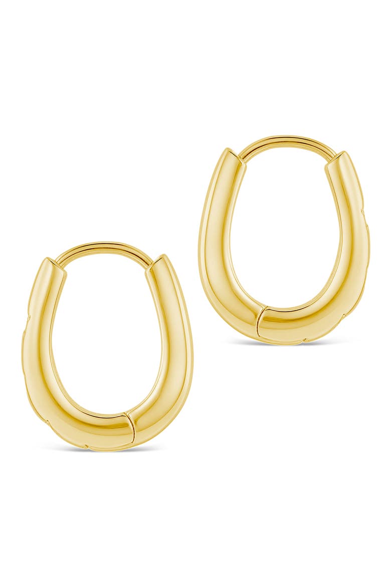 Classic Mini Cubic Zirconia Star Huggie Hoop Earrings, Alternate, color, GOLD
