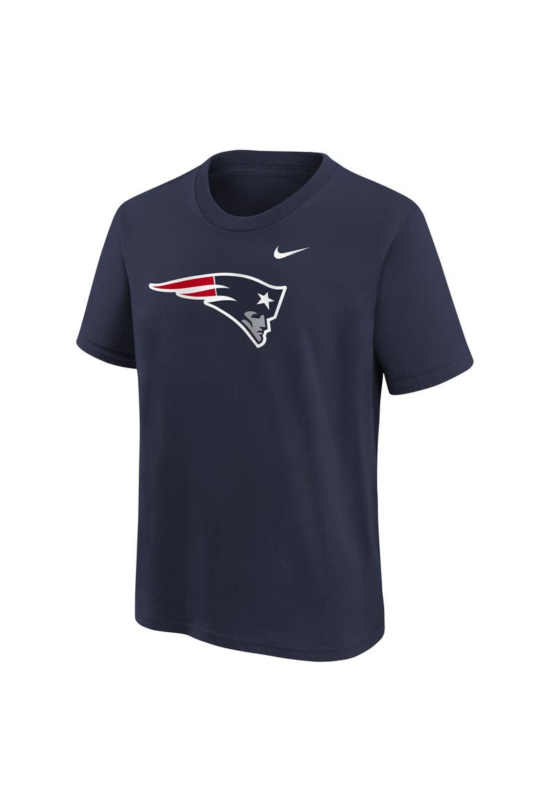 Youth Nike  Navy New England Patriots Logo T-Shirt, Main, color, Navy