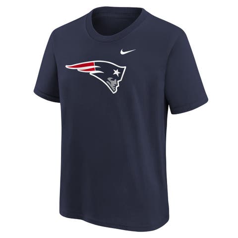 Youth Nike  Navy New England Patriots Logo T-Shirt