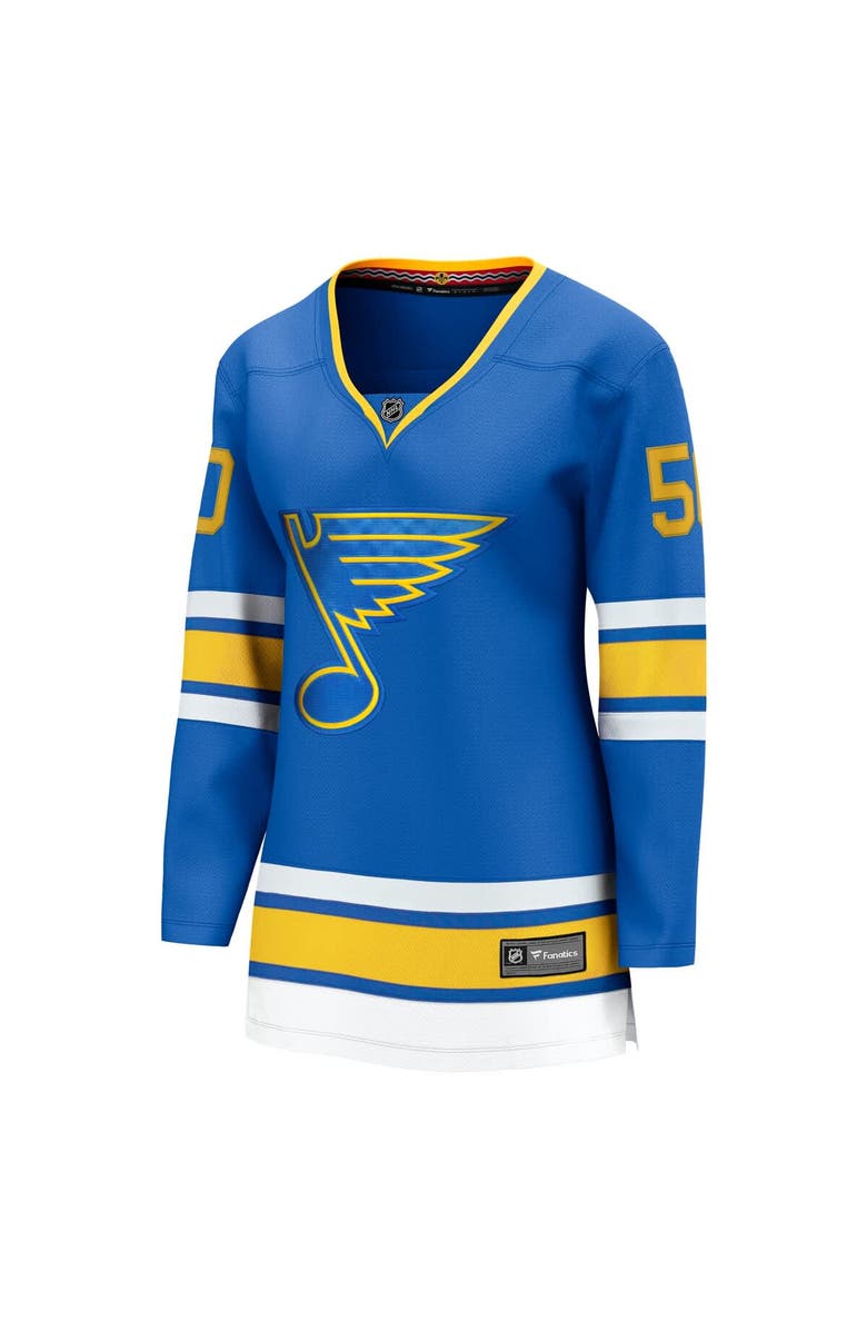 FANATICS Women's Fanatics Jordan Binnington Blue St. Louis Blues Home Breakaway Player Jersey, Alternate, color, Blue