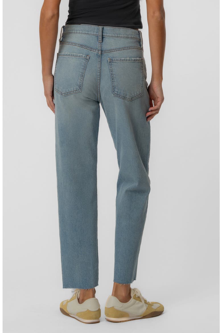 Kit High Waist Baggy Straight Leg Jeans, Alternate, color, INVITE