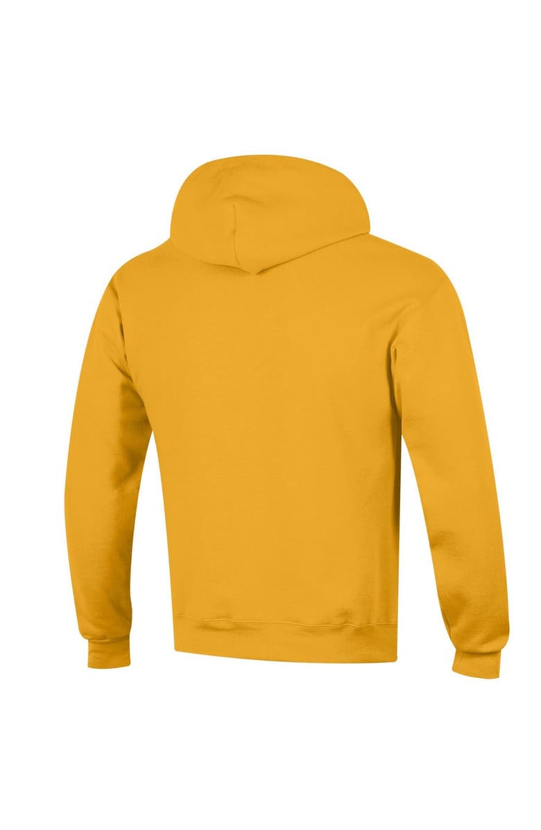 Champion Men's Champion Gold Iowa Hawkeyes Arch Over Logo Pullover Hoodie, Alternate, color, Gold