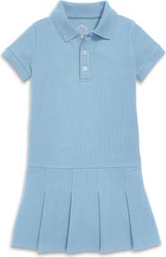 Primary Kids Short Sleeve Pique Polo Dress