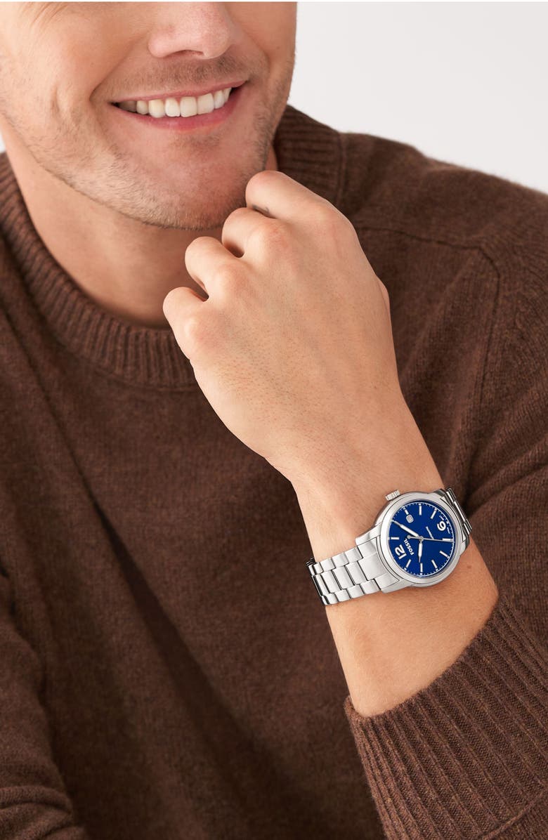 Fossil Heritage Automatic Bracelet Watch, 43mm, Alternate, color, 