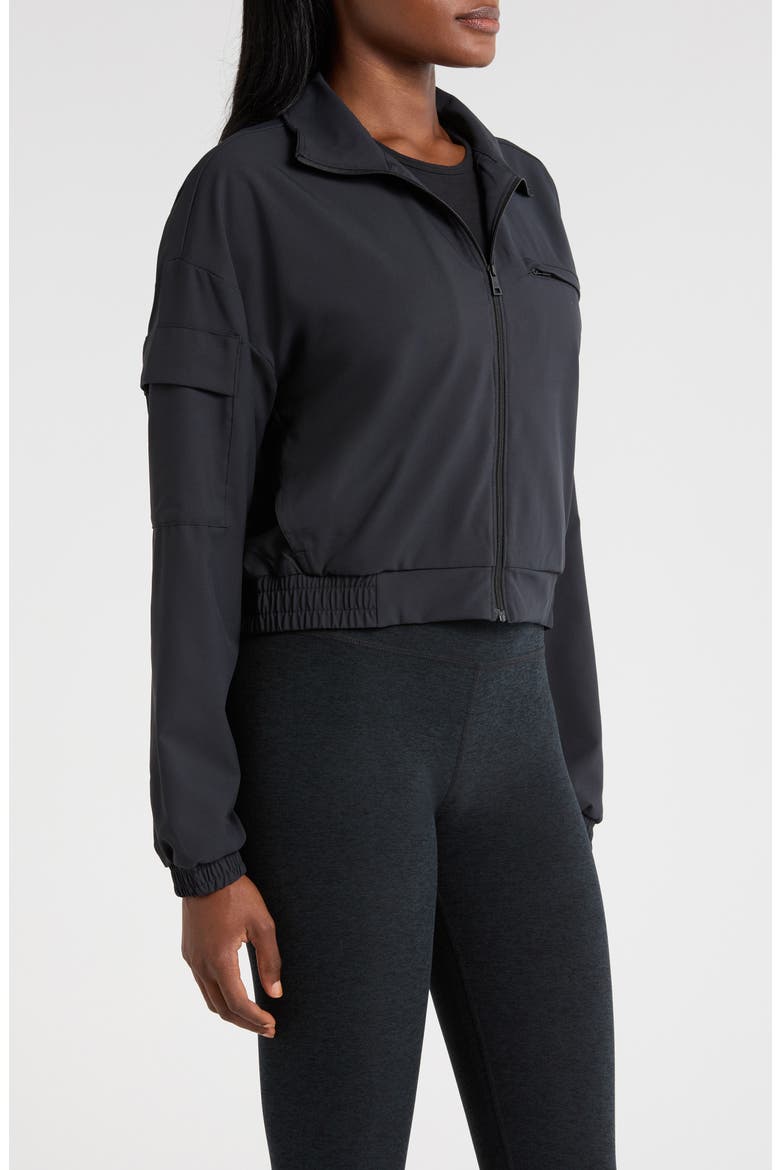 Status Crop Jacket, Alternate, color, BLACK