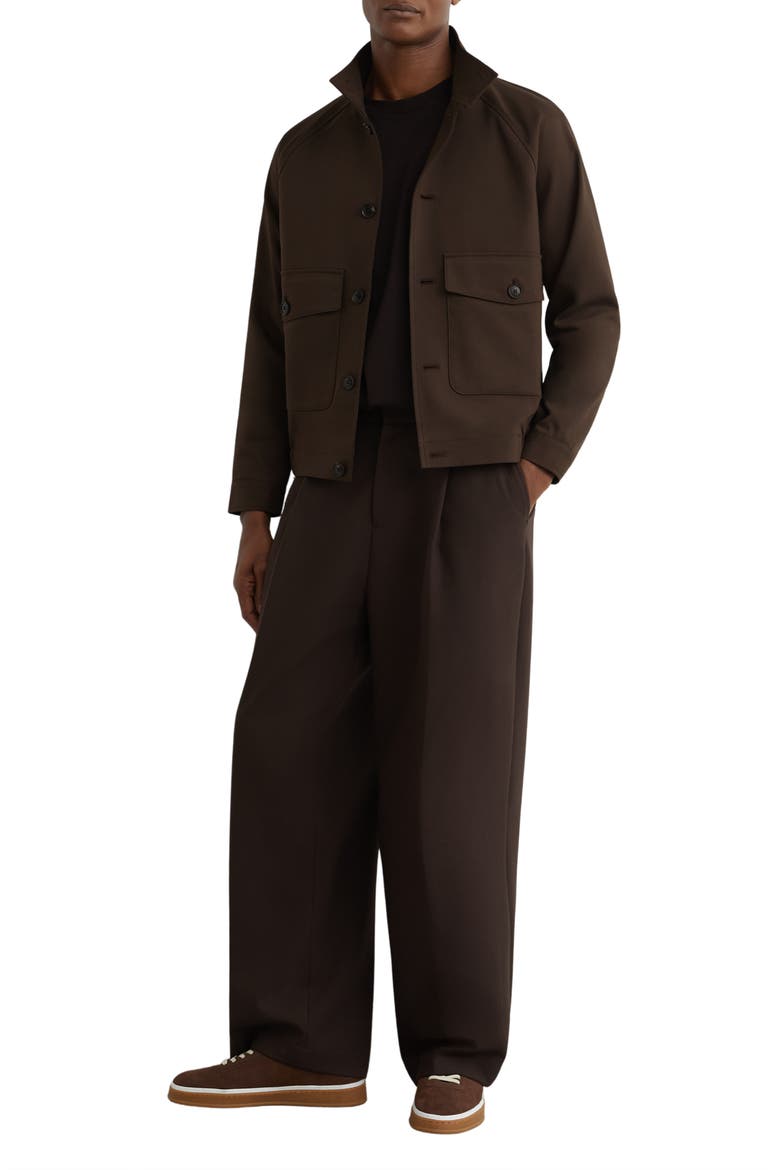 Romano Utility Jacket, Alternate, color, TAUPE BROWN