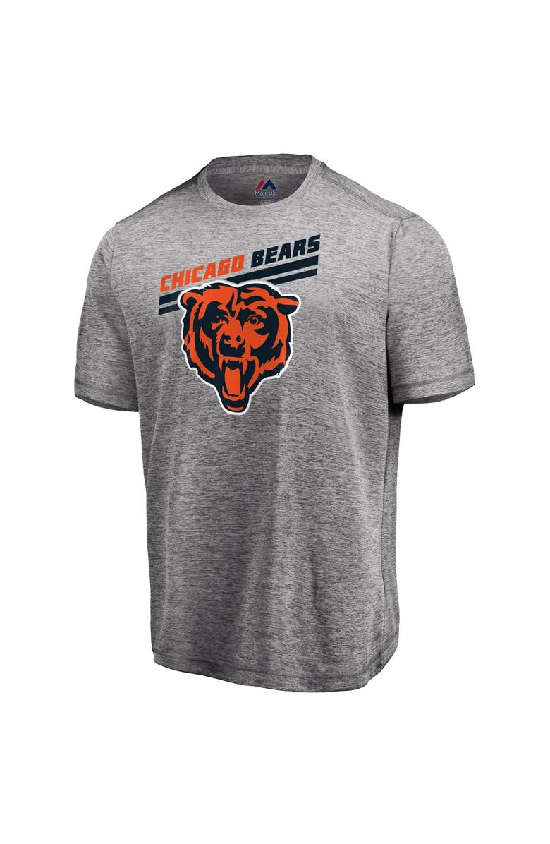MAJESTIC Men's Majestic Gray Chicago Bears Showtime Pro Grade Cool Base T-Shirt, Alternate, color,