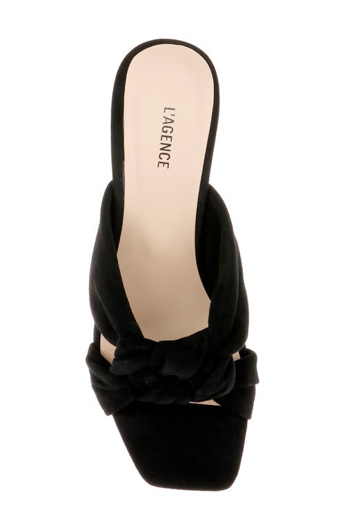 L Agence L'agence Leonie Slide Sandal In Black