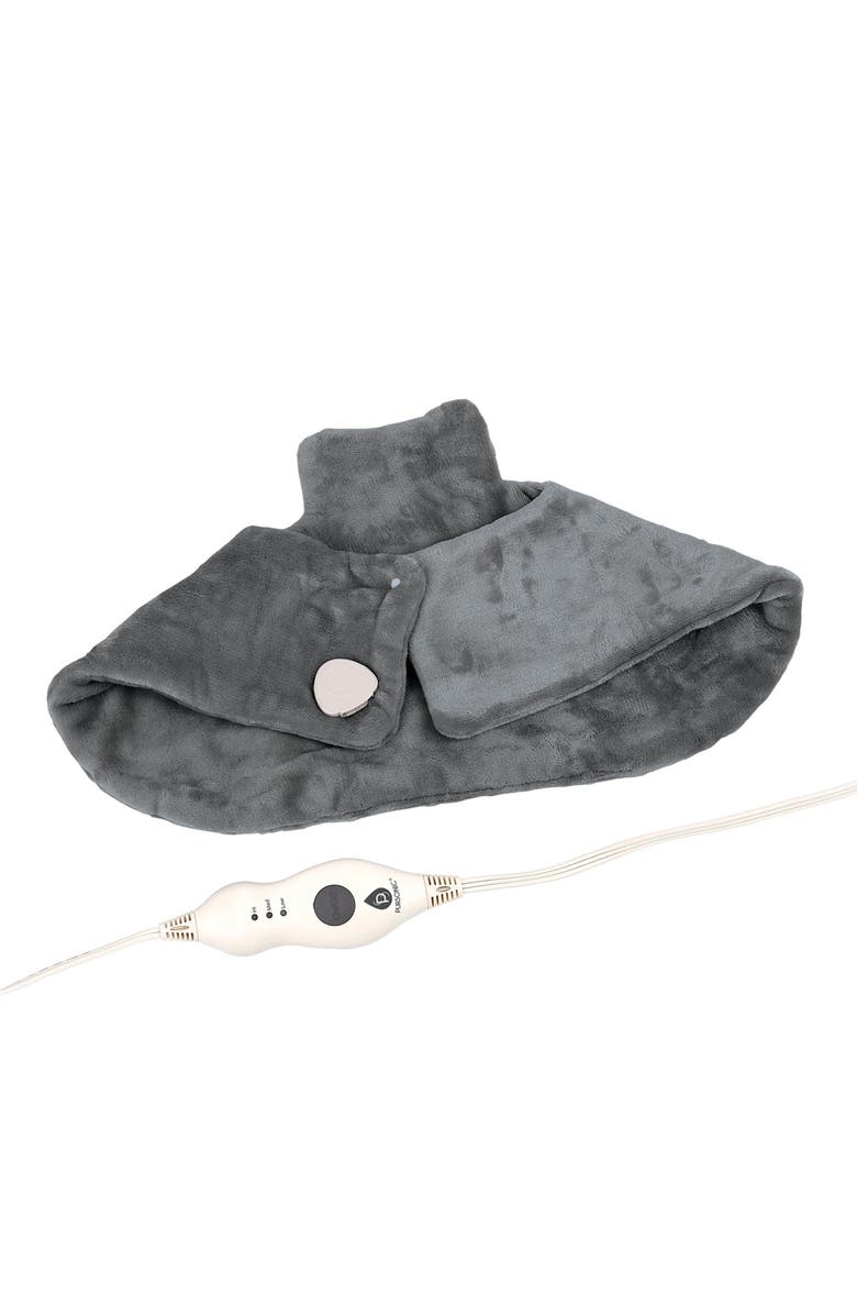 PURSONIC Neckl & Shoulder Heating Pad, Main, color, Grey