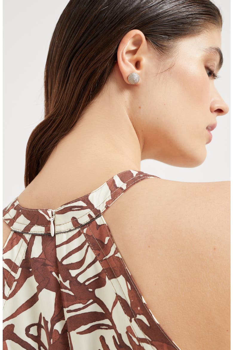 Herbarium Print dress, Alternate, color, Red