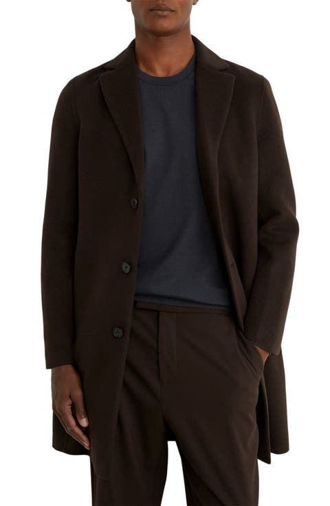 Knight Wool Blend Epsom Coat