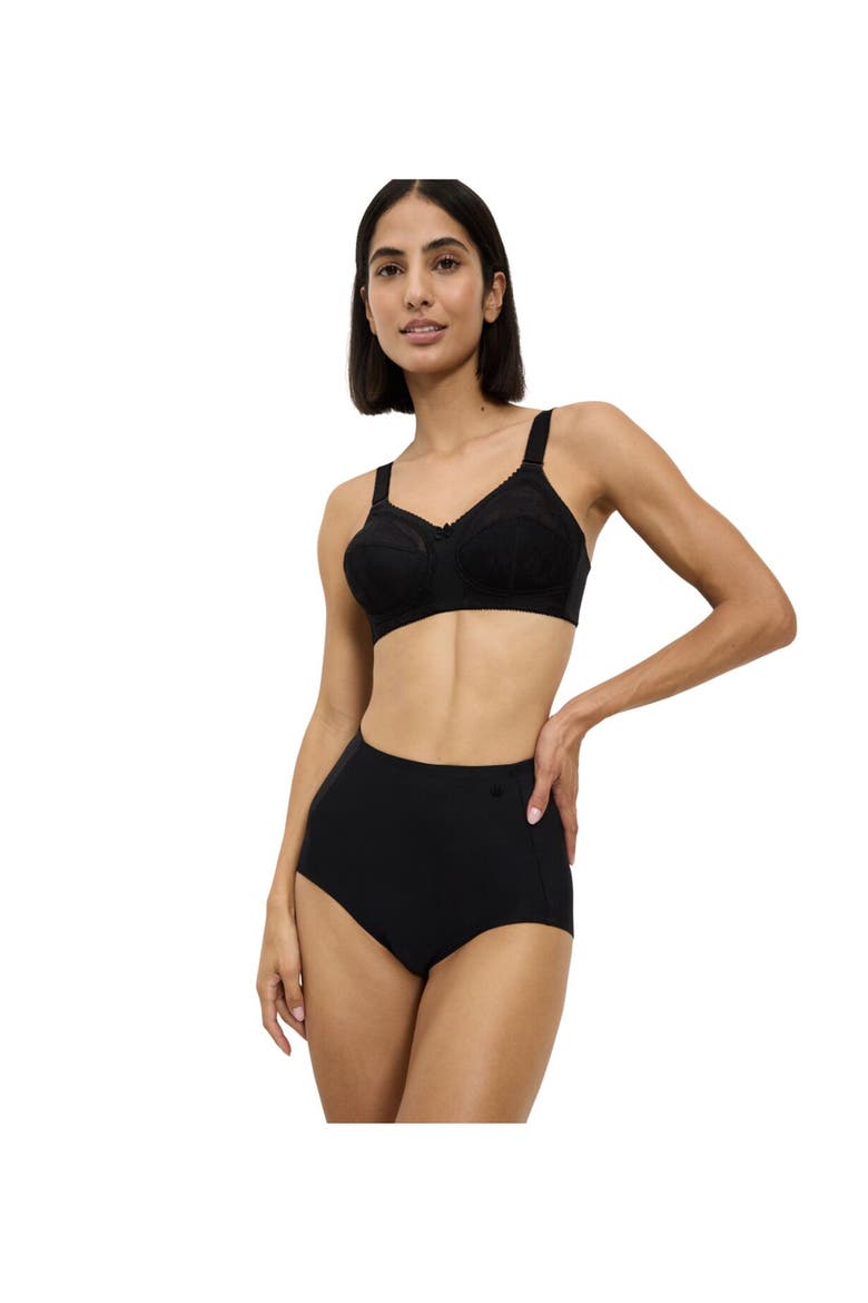 Doreen X Bra, Alternate, color, Black