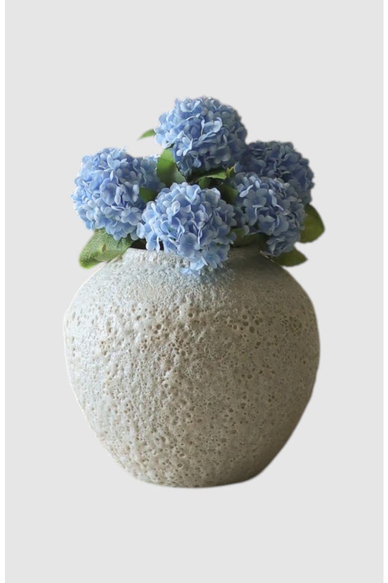 Blue Mini Snowball Hydrangea, Alternate, color, Blue
