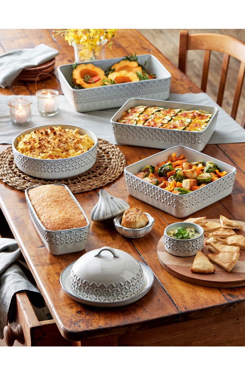 tag Bistro Large Rectangular Grey Baking Dish Oven Safe, Alternate, color, Grey