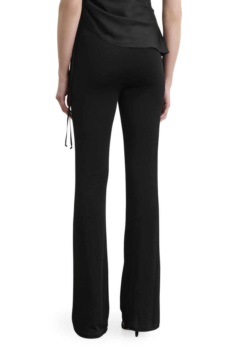 Gemma Seamed Pull-On Pants, Alternate, color, JET