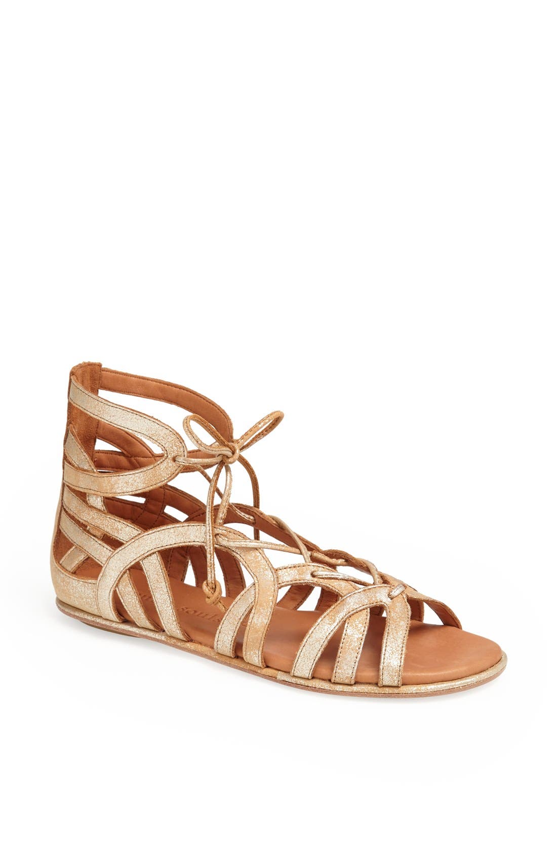 'Break My Heart' Sandal, Main, color, GOLD