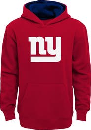 Outerstuff Youth Red New York Giants Prime Pullover Hoodie