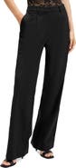AllSaints Lacey Lace Trim Flare Pants
