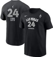 Nike Men's Nike Jewell Loyd Black Las Vegas Aces Explorer Edition Name & Number T-Shirt