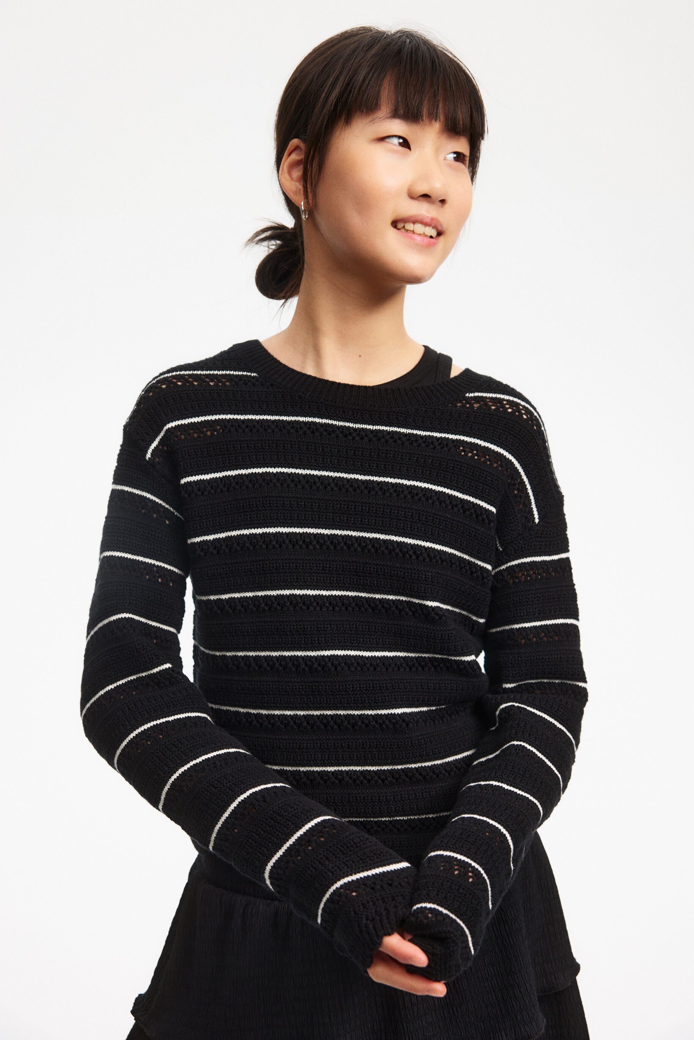 selected Black/striped