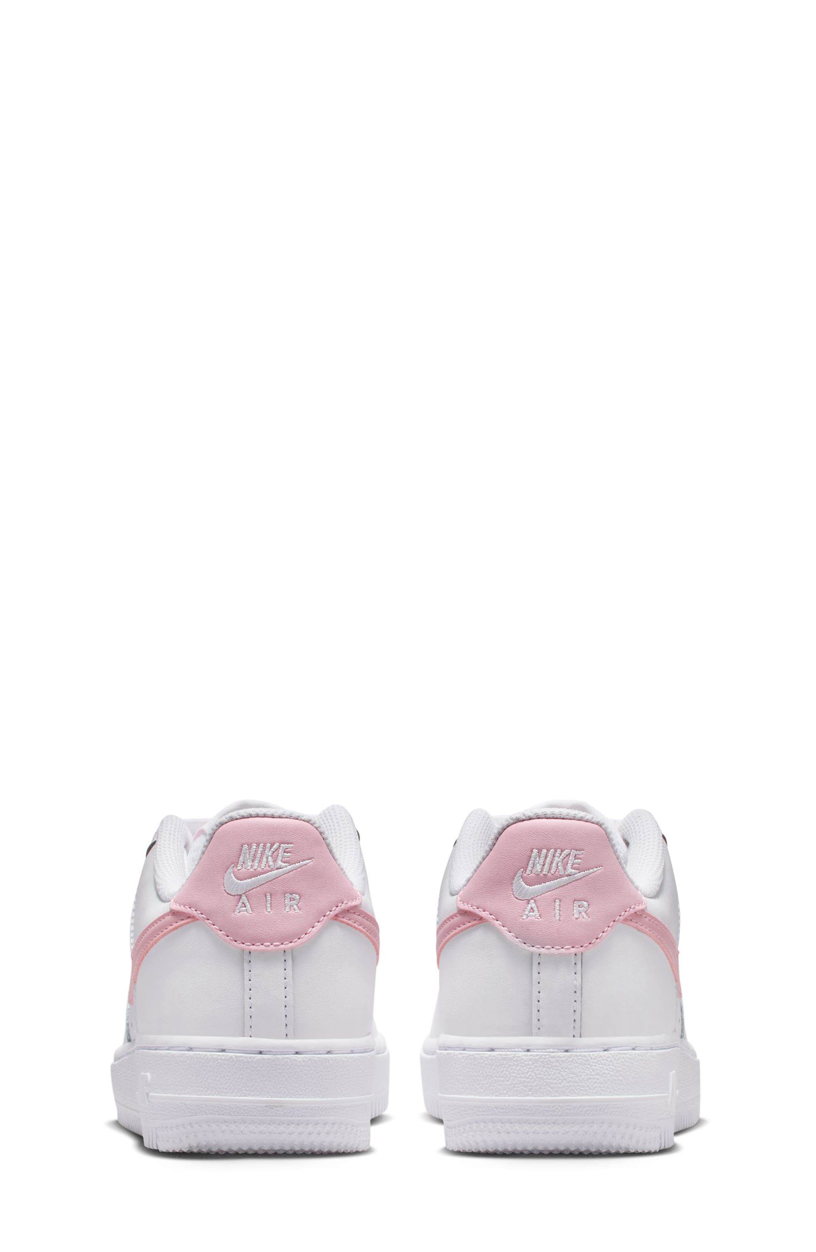 Nike Kids' Air Force 1 Sneaker, Alternate, color, 115 White/Mdsfpk