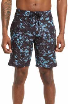 TravisMathew Men's Inaminit Leaf Print Swim Trunks