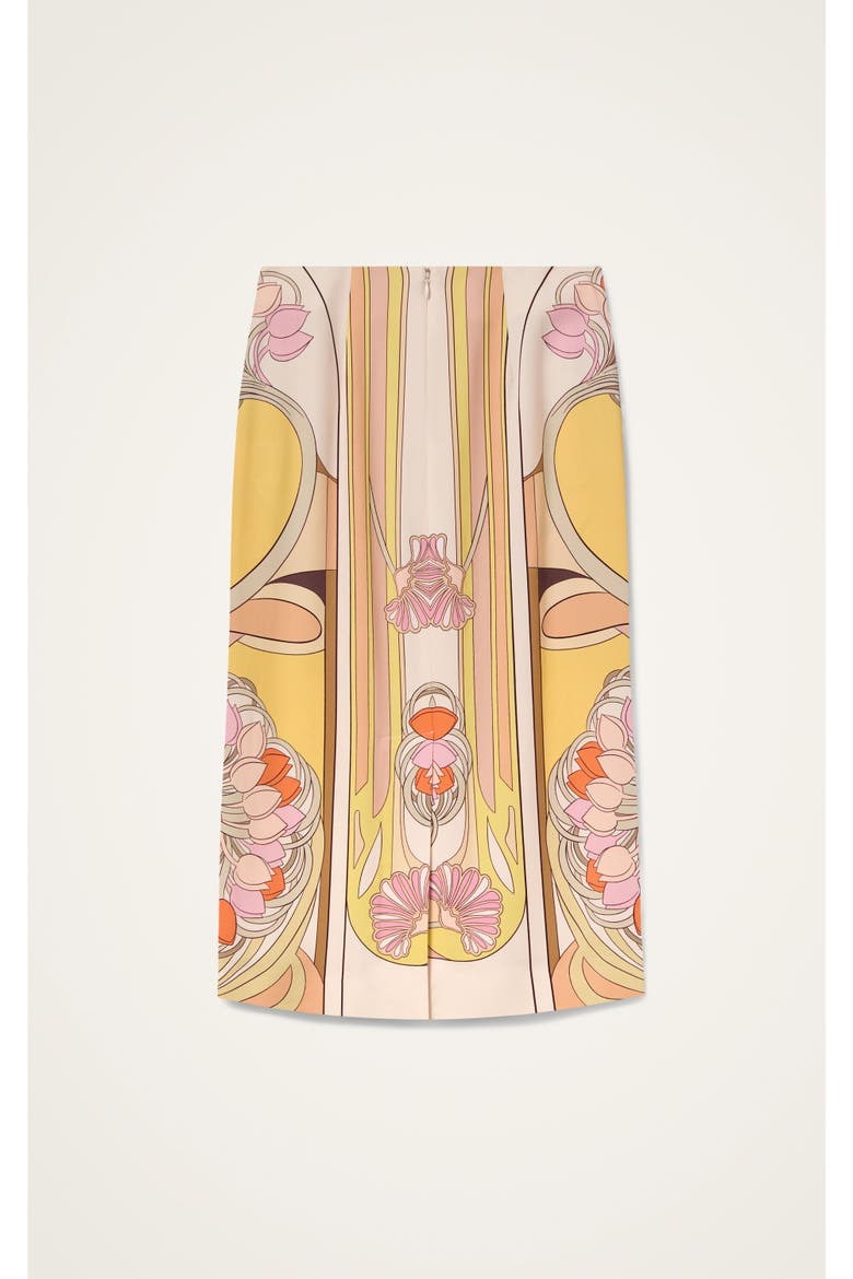 Pencil Skirt, Alternate, color, Tulip Placée Pale Pink