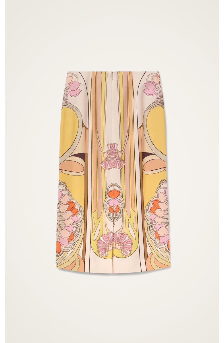 La DoubleJ Pencil Skirt, Alternate, color, Tulip Placée Pale Pink