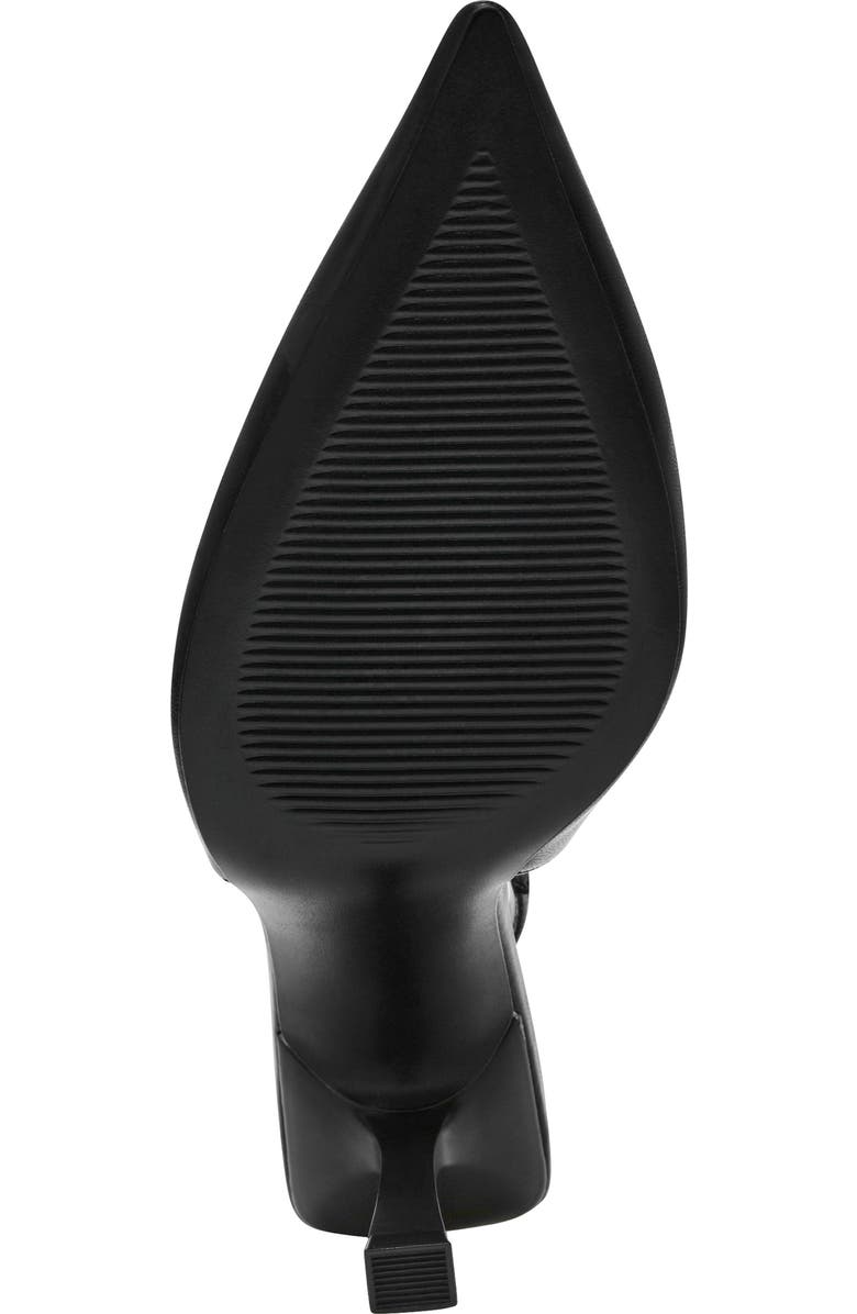 Anne Klein Itzy Pointed Toe Slingback Pump, Alternate, color, Black Smooth