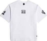 G-STAR Barcode Boxy Organic Cotton Graphic T-Shirt