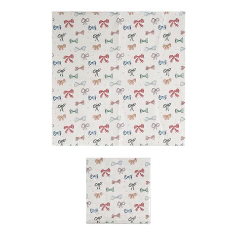Bows Pattern Paper Napkins, Multicolor