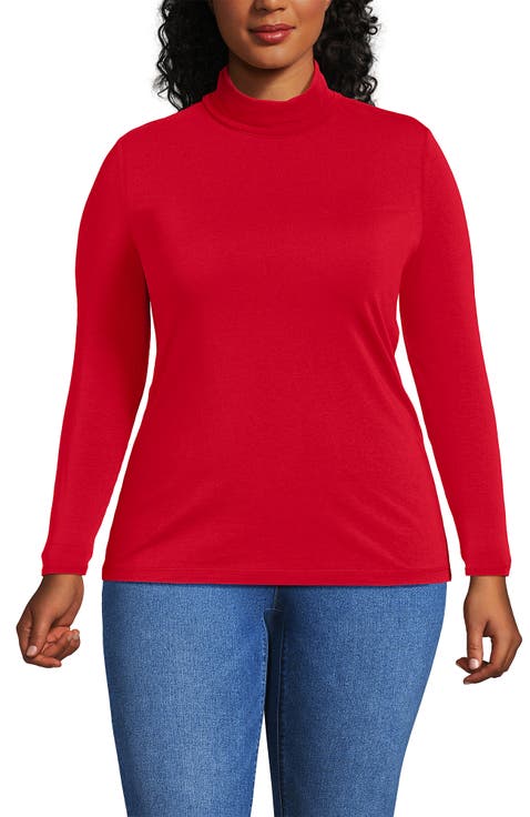 Lightweight Jersey Long Sleeve Turtleneck