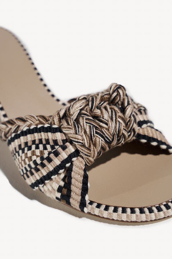 Amambaih Jimena Heel Mules, Alternate, color, Sand