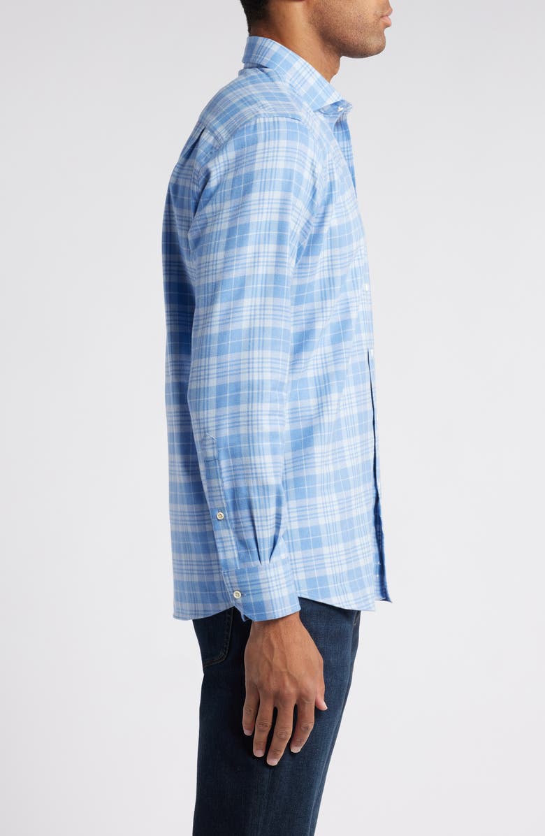 Peter Millar Crown Crafted Turin Italian Flannel Button-Up Shirt, Alternate, color,