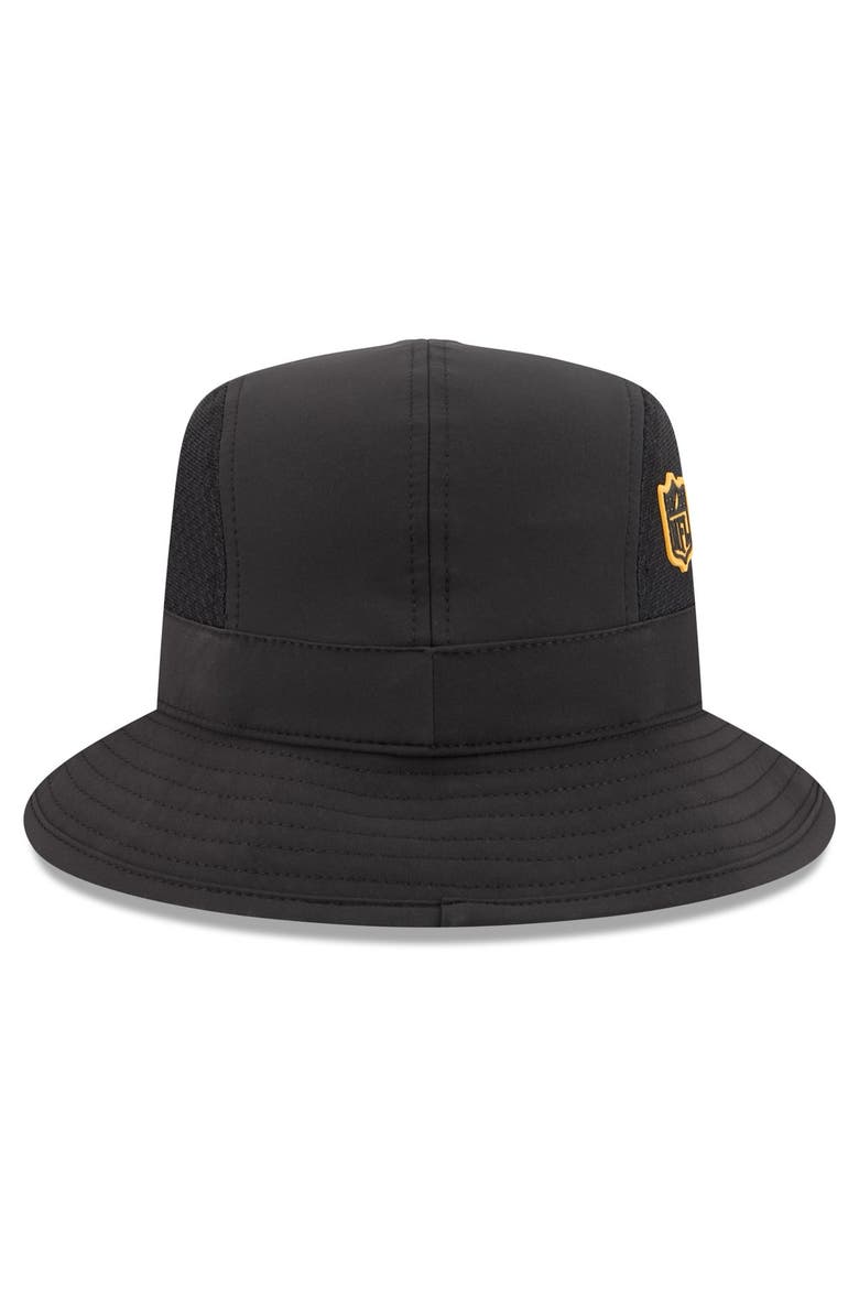 Men's New Era Black Pittsburgh Steelers 2026 Sideline Bucket Hat, Alternate, color, Black