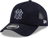 New Era Men's New Era Navy New York Yankees 2026 Batting Practice Apex 9FORTY Adjustable Trucker Hat